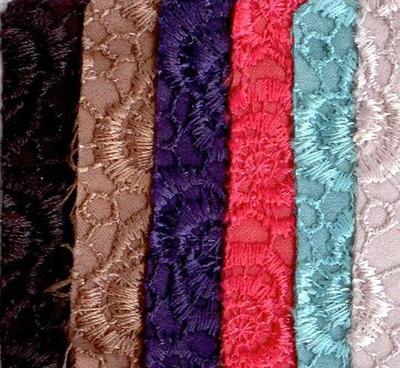 2015經(jīng)典電繡機織玖瑰花紋NICE 0320特殊鞋材