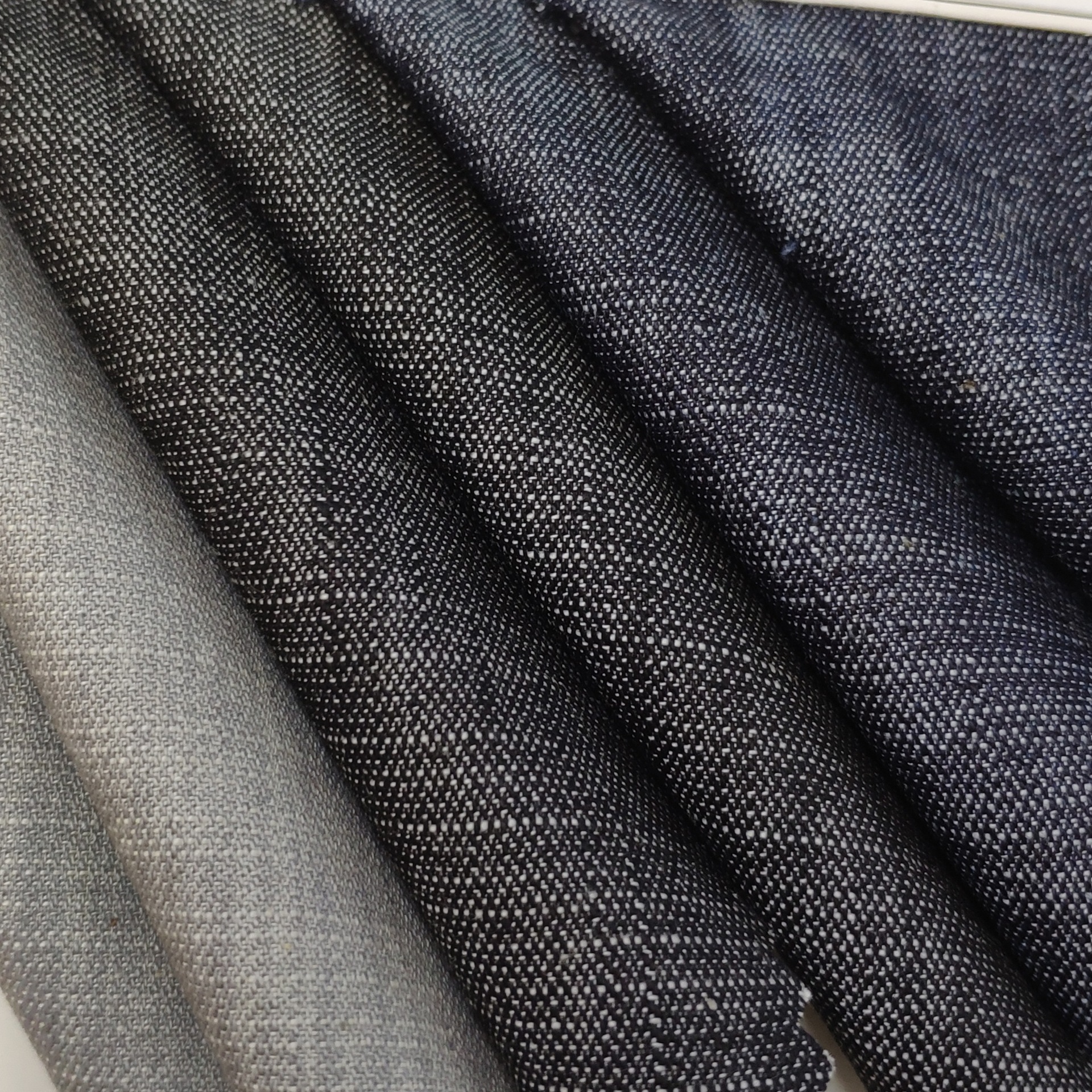 牛仔布料 無彈滌棉雙面牛仔布料 襯衫面料 6oz 箱包鞋材