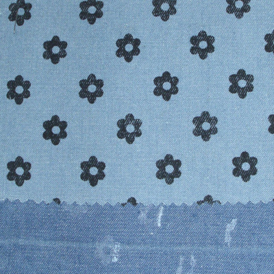 MB4061印雪花牛仔布料 專業(yè)鞋材與服裝面料的優(yōu)選